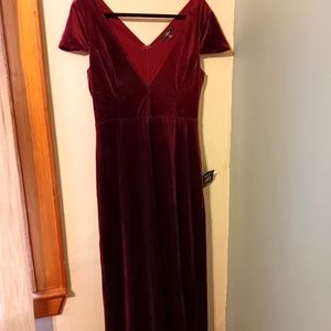 Lulu's Burgundy Maxi Dress